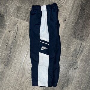 Nike Kids Dark Blue and White Joggers